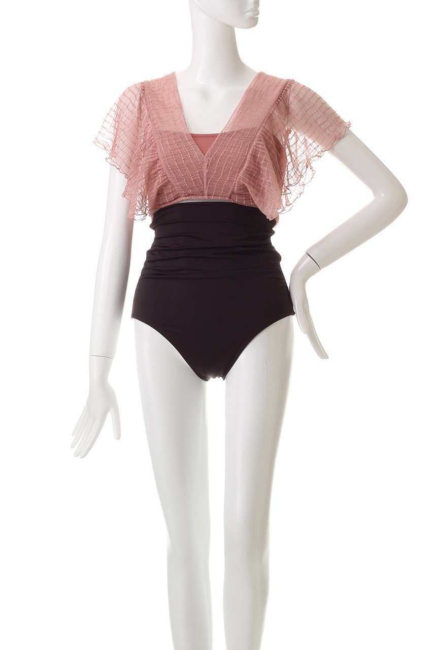 【レイール/Reir】の【San-ai Resort】シフォンレース 2点セット 人気、トレンドファッション・服の通販 founy(ファニー) 　ファッション　Fashion　レディースファッション　Fashion for Women　水着　Swimwear　レディース水着・ビーチウェア　Swimwear & Beachwear　シフォン　Chiffon, Lightweight Fabric　シンプル　Simple, Minimal　スポーツ　Sports, Activewear　ビキニ　Bikini, Two-Piece Swimsuit　フェミニン　Feminine, Girly　フリル　Frill, Ruffle　ボトム　Bottoms, Lower Wear　リゾート　Resort, Vacation Style　リボン　Ribbon, Bow　レース　Lace, Lace Fabric　水着　Swimsuit, Swimwear　other-2|ID: prp329100004263817 ipo3291000000031374023