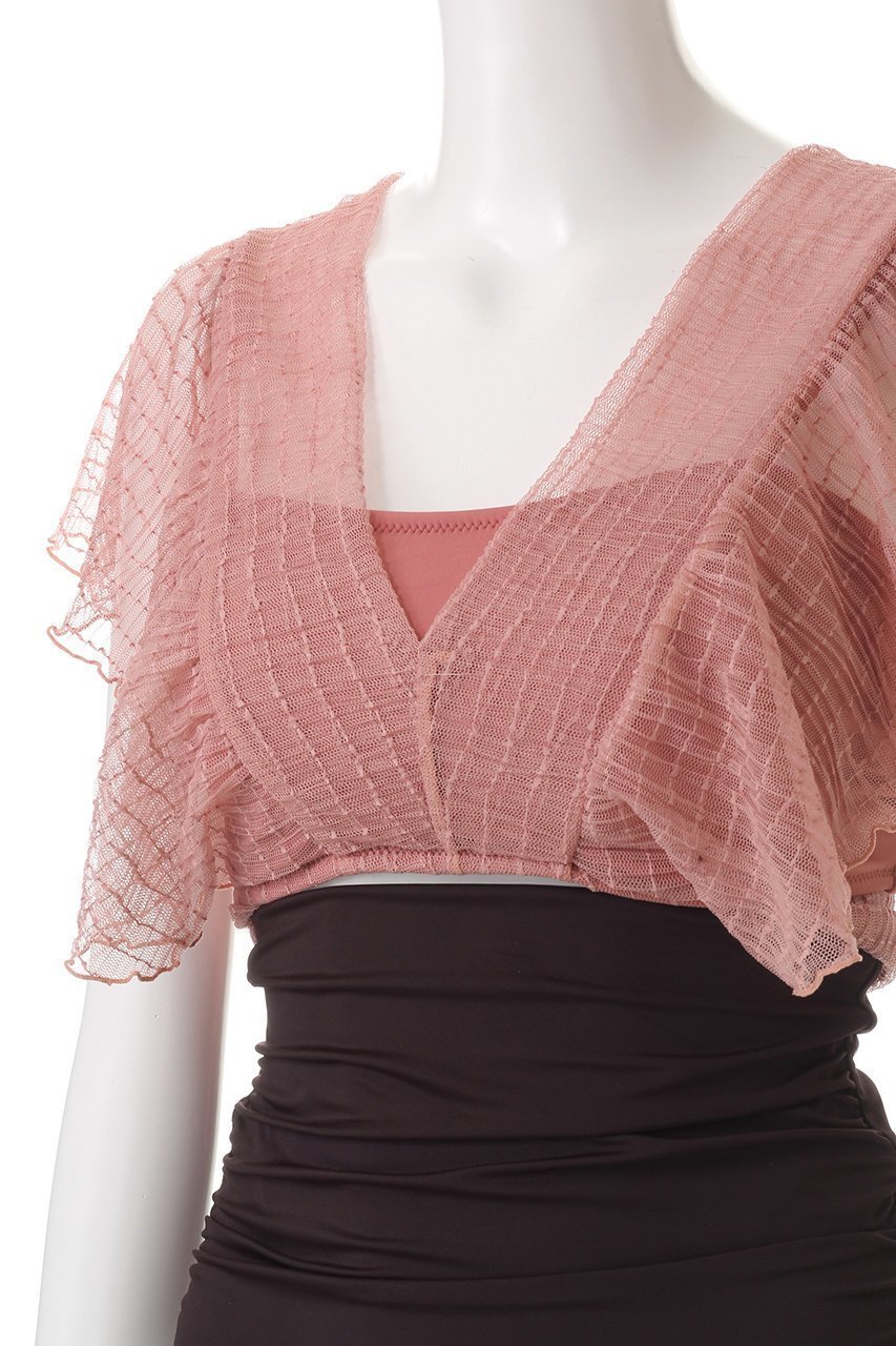 【レイール/Reir】の【San-ai Resort】シフォンレース 2点セット 人気、トレンドファッション・服の通販 founy(ファニー) 　ファッション　Fashion　レディースファッション　Fashion for Women　水着　Swimwear　レディース水着・ビーチウェア　Swimwear & Beachwear　シフォン　Chiffon, Lightweight Fabric　シンプル　Simple, Minimal　スポーツ　Sports, Activewear　ビキニ　Bikini, Two-Piece Swimsuit　フェミニン　Feminine, Girly　フリル　Frill, Ruffle　ボトム　Bottoms, Lower Wear　リゾート　Resort, Vacation Style　リボン　Ribbon, Bow　レース　Lace, Lace Fabric　水着　Swimsuit, Swimwear　other-5|ID: prp329100004263817 ipo3291000000031374029