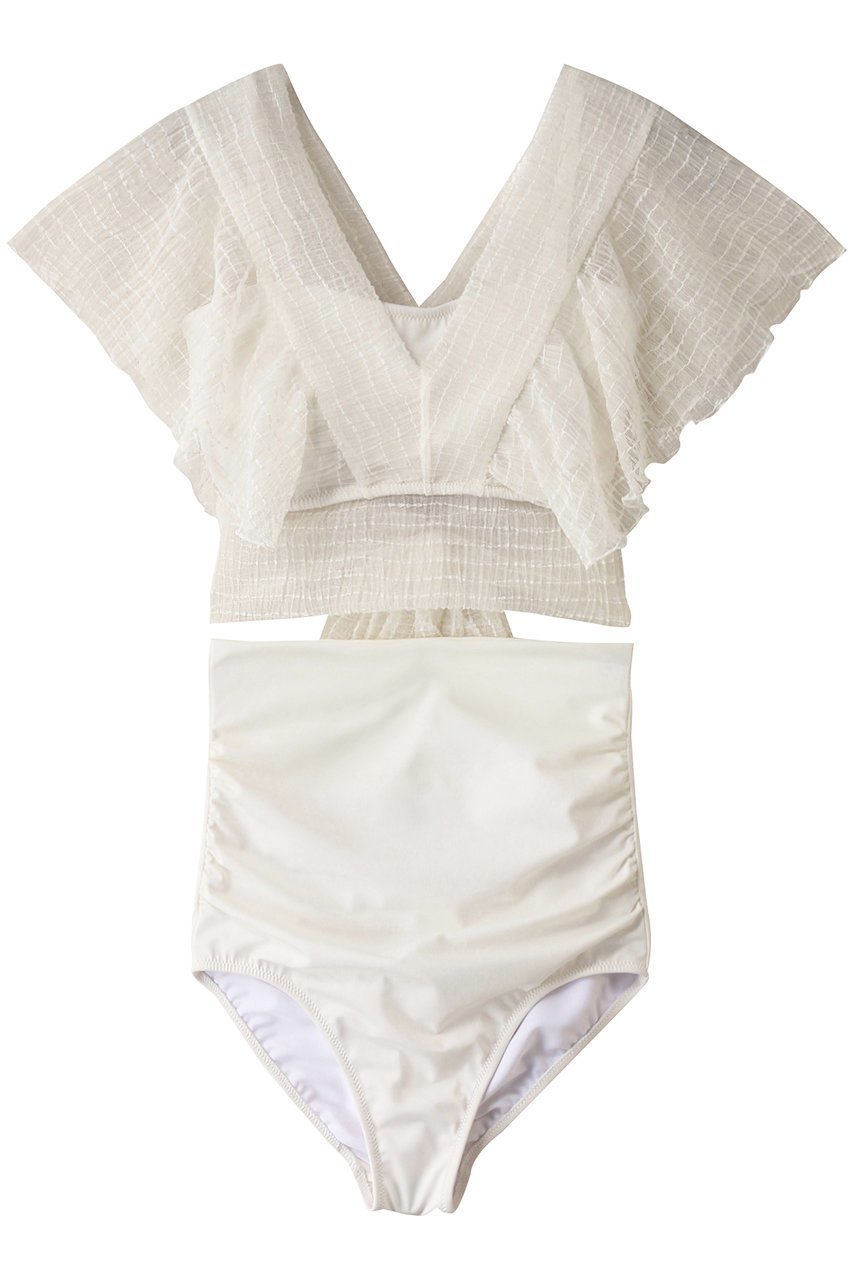 【レイール/Reir】の【San-ai Resort】シフォンレース 2点セット 人気、トレンドファッション・服の通販 founy(ファニー) ファッション Fashion レディースファッション Fashion for Women 水着 Swimwear レディース水着・ビーチウェア Swimwear & Beachwear シフォン Chiffon, Lightweight Fabric シンプル Simple, Minimal スポーツ Sports, Activewear ビキニ Bikini, Two-Piece Swimsuit フェミニン Feminine, Girly フリル Frill, Ruffle ボトム Bottoms, Lower Wear リゾート Resort, Vacation Style リボン Ribbon, Bow レース Lace, Lace Fabric 水着 Swimsuit, Swimwear other-1|ID: prp329100004263817 ipo3291000000035787513