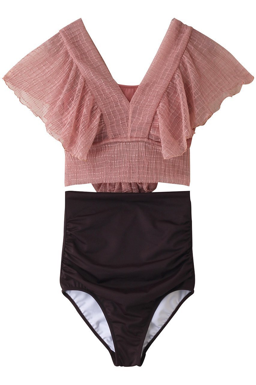 【レイール/Reir】の【San-ai Resort】シフォンレース 2点セット インテリア・キッズ・メンズ・レディースファッション・服の通販 founy(ファニー) ファッション Fashion レディースファッション Fashion for Women 水着 Swimwear レディース水着・ビーチウェア Swimwear & Beachwear シフォン Chiffon, Lightweight Fabric シンプル Simple, Minimal スポーツ Sports, Activewear ビキニ Bikini, Two-Piece Swimsuit フェミニン Feminine, Girly フリル Frill, Ruffle ボトム Bottoms, Lower Wear リゾート Resort, Vacation Style リボン Ribbon, Bow レース Lace, Lace Fabric 水着 Swimsuit, Swimwear ピンク|ID: prp329100004263817 ipo3291000000035787517