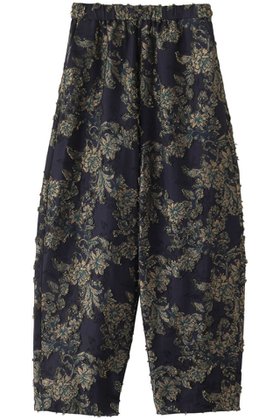 【ミディウミソリッド/MIDIUMISOLID】 cocoon eary PT(flower cut jacquard).R パンツ人気、トレンドファッション・服の通販 founy(ファニー) ファッション Fashion レディースファッション Fashion for Women パンツ Pants & Trousers シンプル Simple, Minimal パーティ Party, Party Style フラワー Flower, Floral |ID:prp329100004263819