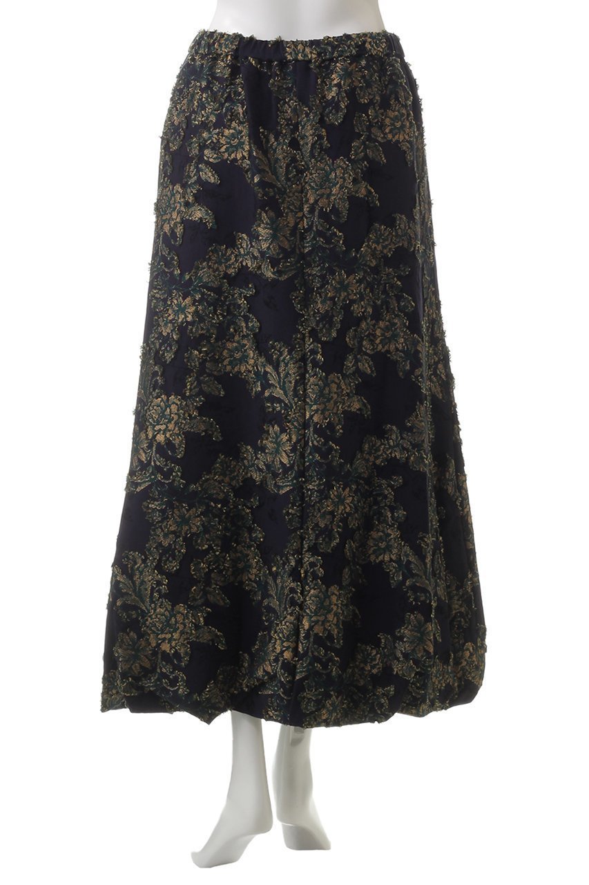 【ミディウミソリッド/MIDIUMISOLID】のlong ballon SK(flower cut jacquard).R スカート 人気、トレンドファッション・服の通販 founy(ファニー) 　ファッション　Fashion　レディースファッション　Fashion for Women　スカート　Skirts　ロングスカート　Long Skirts / Maxi & Midi Skirts　おすすめ　Recommended / Our Picks　シンプル　Simple, Minimal　バルーン　Balloon, Balloon Silhouette　パーティ　Party, Party Style　フラワー　Flower, Floral　ロング　Long, Long-Length　other-4|ID: prp329100004263823 ipo3291000000032823061