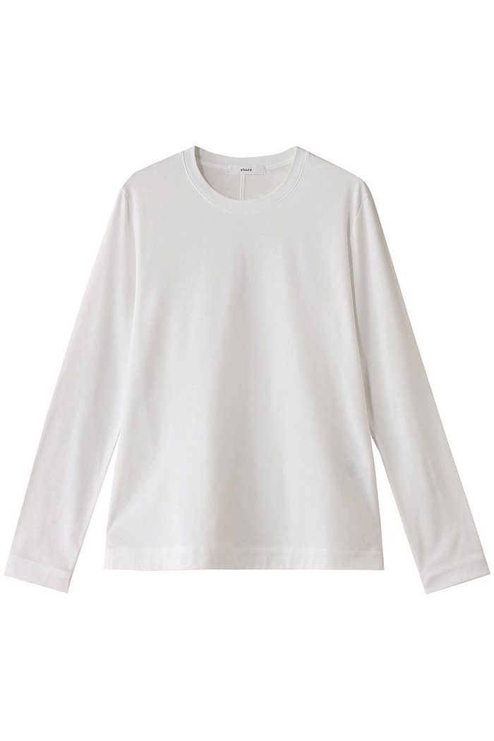 【エブール/ebure】のソフトスムースロングスリーブ Tシャツ インテリア・キッズ・メンズ・レディースファッション・服の通販 founy(ファニー) https://founy.com/ ファッション Fashion レディースファッション Fashion for Women トップス・カットソー Cut & Sew Tops シャツ・ブラウス・オフィスカジュアル Elegant Blouses & Button-Ups ロングTシャツ・Tシャツ Longline T-Shirts & Tees カットソー・ベーシックTシャツ Cut-and-Sewn Tops / Stretch Tees & Basics おすすめ Recommended / Our Picks インナー Innerwear コンパクト Compact, Small Size シンプル Simple, Minimal スリーブ Sleeve, Long Sleeve / Short Sleeve スーピマ Supima, Premium Cotton ロング Long, Long-Length |ID: prp329100004266743 ipo3291000000032890206