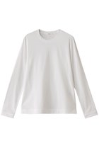 【エブール/ebure】のソフトスムースロングスリーブ Tシャツ ホワイト|ID: prp329100004266743 ipo3291000000032890209