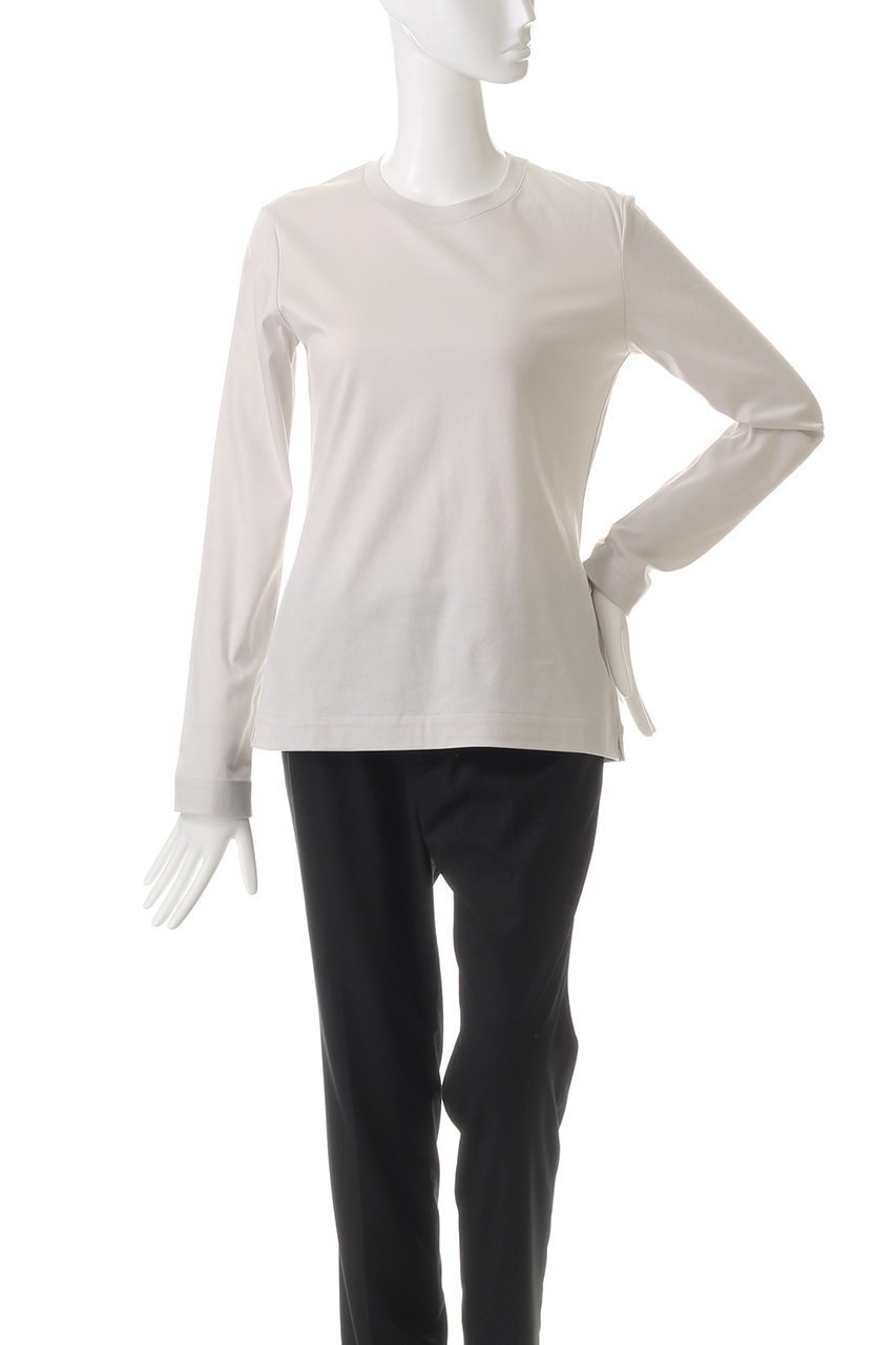 【エブール/ebure】のソフトスムースロングスリーブ Tシャツ 人気、トレンドファッション・服の通販 founy(ファニー) 　ファッション　Fashion　レディースファッション　Fashion for Women　トップス・カットソー　Cut & Sew Tops　シャツ・ブラウス・オフィスカジュアル　Elegant Blouses & Button-Ups　ロングTシャツ・Tシャツ　Longline T-Shirts & Tees　カットソー・ベーシックTシャツ　Cut-and-Sewn Tops / Stretch Tees & Basics　おすすめ　Recommended / Our Picks　インナー　Innerwear　コンパクト　Compact, Small Size　シンプル　Simple, Minimal　スリーブ　Sleeve, Long Sleeve / Short Sleeve　スーピマ　Supima, Premium Cotton　ロング　Long, Long-Length　other-2|ID: prp329100004266743 ipo3291000000032890217