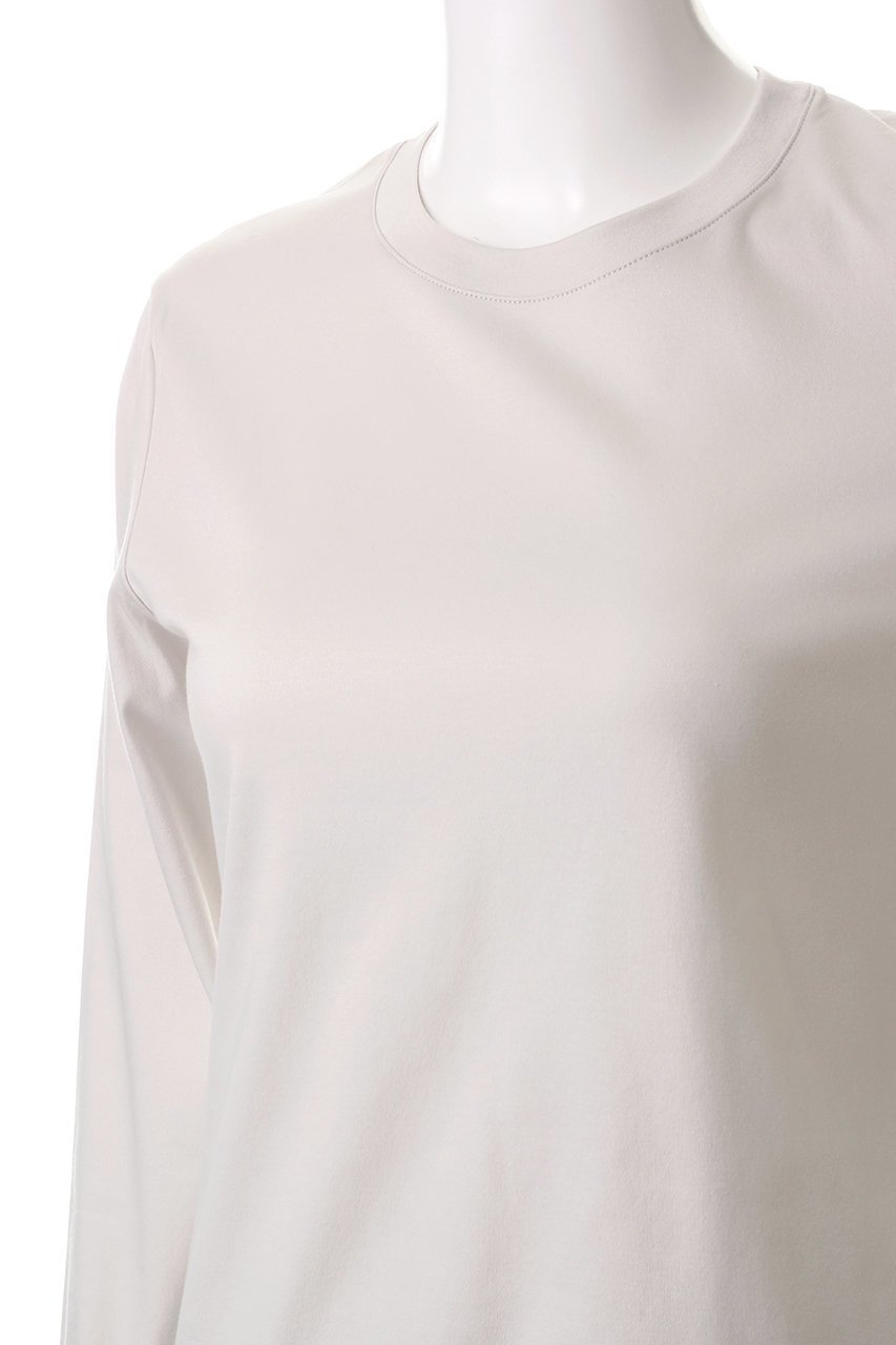 【エブール/ebure】のソフトスムースロングスリーブ Tシャツ 人気、トレンドファッション・服の通販 founy(ファニー) 　ファッション　Fashion　レディースファッション　Fashion for Women　トップス・カットソー　Cut & Sew Tops　シャツ・ブラウス・オフィスカジュアル　Elegant Blouses & Button-Ups　ロングTシャツ・Tシャツ　Longline T-Shirts & Tees　カットソー・ベーシックTシャツ　Cut-and-Sewn Tops / Stretch Tees & Basics　おすすめ　Recommended / Our Picks　インナー　Innerwear　コンパクト　Compact, Small Size　シンプル　Simple, Minimal　スリーブ　Sleeve, Long Sleeve / Short Sleeve　スーピマ　Supima, Premium Cotton　ロング　Long, Long-Length　other-5|ID: prp329100004266743 ipo3291000000032890229