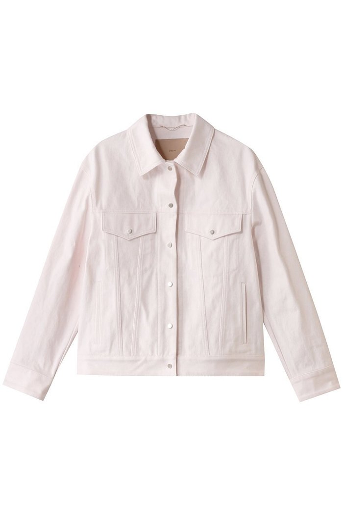 【エブール/ebure】のムラ糸デニム ジャケット インテリア・キッズ・メンズ・レディースファッション・服の通販 founy(ファニー) https://founy.com/ ファッション Fashion レディースファッション Fashion for Women アウター Coat / Outerwear Collection レディースジャケット・軽アウター Jackets ブルゾンジャケット・スポーティアウター Blouson Jackets デニムジャケット / カジュアルアウター Denim Jackets コンパクト Compact, Small Size ジャケット Jacket, Outerwear タンブラー Tumbler, Travel Mug デニム Denim, Jeans Material ドット Polka Dot, Dot Pattern パッチ Patch, Appliqué ブルゾン Blouson, Bomber Jacket 定番 Standard, Basic Item |ID: prp329100004266757 ipo3291000000032934462