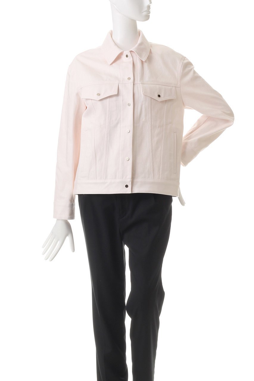 【エブール/ebure】のムラ糸デニム ジャケット 人気、トレンドファッション・服の通販 founy(ファニー) 　ファッション　Fashion　レディースファッション　Fashion for Women　アウター　Coat / Outerwear Collection　レディースジャケット・軽アウター　Jackets　ブルゾンジャケット・スポーティアウター　Blouson Jackets　デニムジャケット / カジュアルアウター　Denim Jackets　コンパクト　Compact, Small Size　ジャケット　Jacket, Outerwear　タンブラー　Tumbler, Travel Mug　デニム　Denim, Jeans Material　ドット　Polka Dot, Dot Pattern　パッチ　Patch, Appliqué　ブルゾン　Blouson, Bomber Jacket　定番　Standard, Basic Item　other-2|ID: prp329100004266757 ipo3291000000032934485