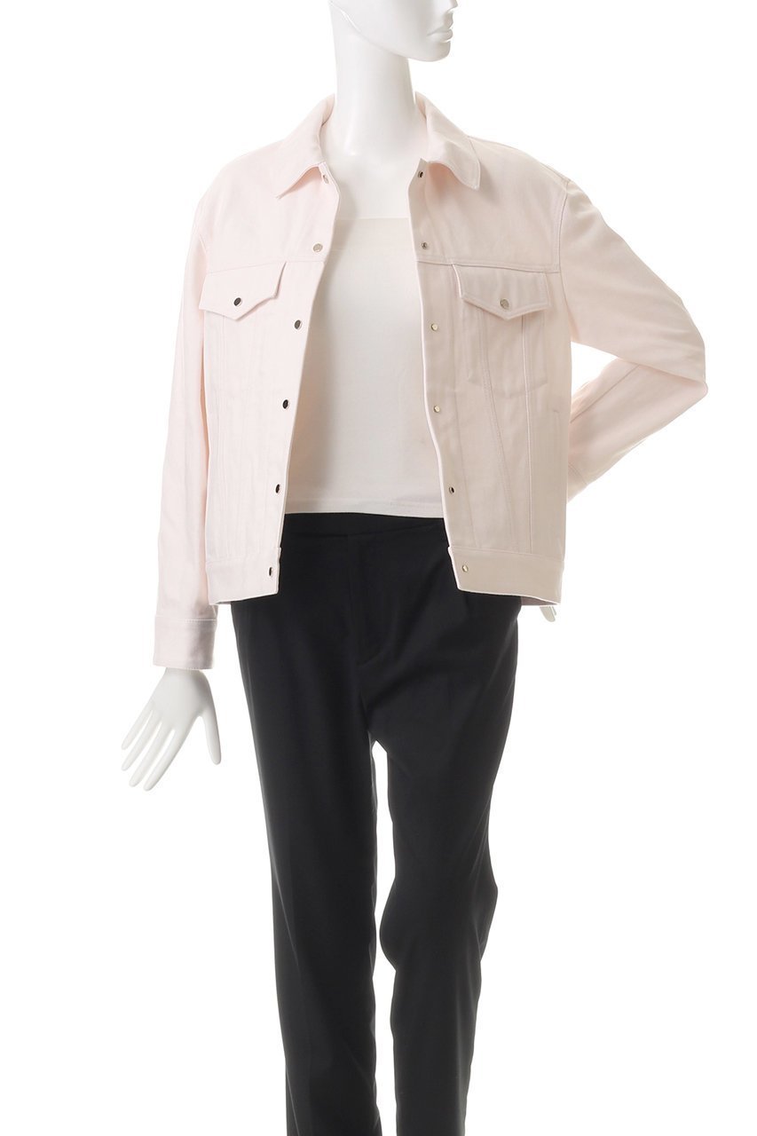 【エブール/ebure】のムラ糸デニム ジャケット 人気、トレンドファッション・服の通販 founy(ファニー) 　ファッション　Fashion　レディースファッション　Fashion for Women　アウター　Coat / Outerwear Collection　レディースジャケット・軽アウター　Jackets　ブルゾンジャケット・スポーティアウター　Blouson Jackets　デニムジャケット / カジュアルアウター　Denim Jackets　コンパクト　Compact, Small Size　ジャケット　Jacket, Outerwear　タンブラー　Tumbler, Travel Mug　デニム　Denim, Jeans Material　ドット　Polka Dot, Dot Pattern　パッチ　Patch, Appliqué　ブルゾン　Blouson, Bomber Jacket　定番　Standard, Basic Item　other-7|ID: prp329100004266757 ipo3291000000032934526
