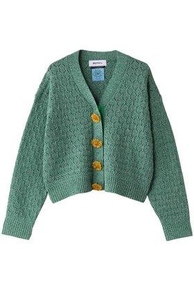 【ミュベール/MUVEIL】 フラワー釦カーディガン人気、トレンドファッション・服の通販 founy(ファニー) ファッション Fashion レディースファッション Fashion for Women トップス・カットソー Cut & Sew Tops ニット Knit Tops & Sweaters カーディガン・羽織り Layered Style Cardigans アイレット Eyelet Lace カーディガン Cardigan, Knitwear ショート Short, Short Length ストレッチ Stretch, Stretchy Fabric フラワー Flower, Floral メランジ Melange, Mixed Yarn ロング Long, Long-Length |ID:prp329100004266778