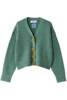 【ミュベール/MUVEIL】のフラワー釦カーディガン 人気、トレンドファッション・服の通販 founy(ファニー) ファッション Fashion レディースファッション Fashion for Women トップス・カットソー Cut & Sew Tops ニット Knit Tops & Sweaters カーディガン・羽織り Layered Style Cardigans アイレット Eyelet Lace カーディガン Cardigan, Knitwear ショート Short, Short Length ストレッチ Stretch, Stretchy Fabric フラワー Flower, Floral メランジ Melange, Mixed Yarn ロング Long, Long-Length |ID:prp329100004266778
