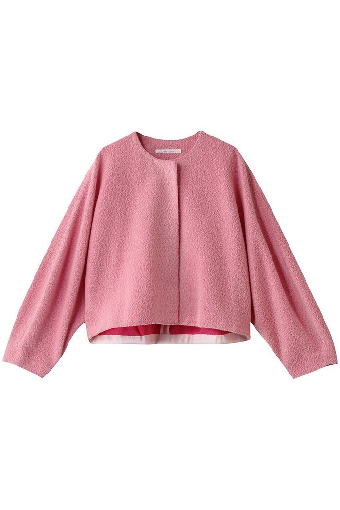 【プレインピープル/PLAIN PEOPLE】のブークレージャージノーカラージャケット インテリア・キッズ・メンズ・レディースファッション・服の通販 founy(ファニー) https://founy.com/ ファッション Fashion レディースファッション Fashion for Women アウター Coat / Outerwear Collection レディースジャケット・軽アウター Jackets ノーカラージャケット / シンプル上品コーデ Collarless Jackets ショート Short, Short Length ジャケット Jacket, Outerwear スリーブ Sleeve, Long Sleeve / Short Sleeve バランス Balance, Style Balance フェミニン Feminine, Girly ボトム Bottoms, Lower Wear |ID: prp329100004266786 ipo3291000000032934009