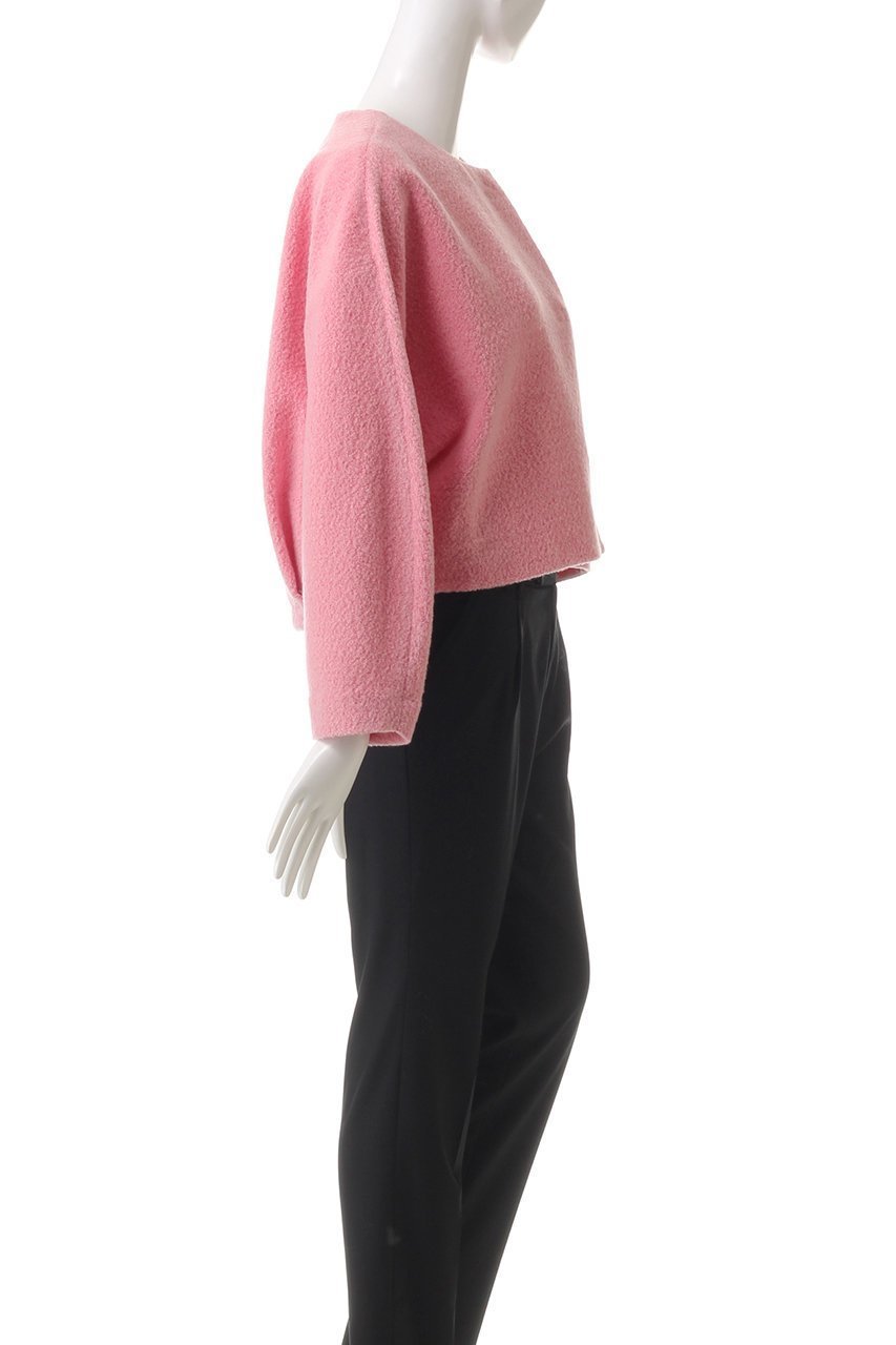 【プレインピープル/PLAIN PEOPLE】のブークレージャージノーカラージャケット 人気、トレンドファッション・服の通販 founy(ファニー) 　ファッション　Fashion　レディースファッション　Fashion for Women　アウター　Coat / Outerwear Collection　レディースジャケット・軽アウター　Jackets　ノーカラージャケット / シンプル上品コーデ　Collarless Jackets　ショート　Short, Short Length　ジャケット　Jacket, Outerwear　スリーブ　Sleeve, Long Sleeve / Short Sleeve　バランス　Balance, Style Balance　フェミニン　Feminine, Girly　ボトム　Bottoms, Lower Wear　other-3|ID: prp329100004266786 ipo3291000000032934041