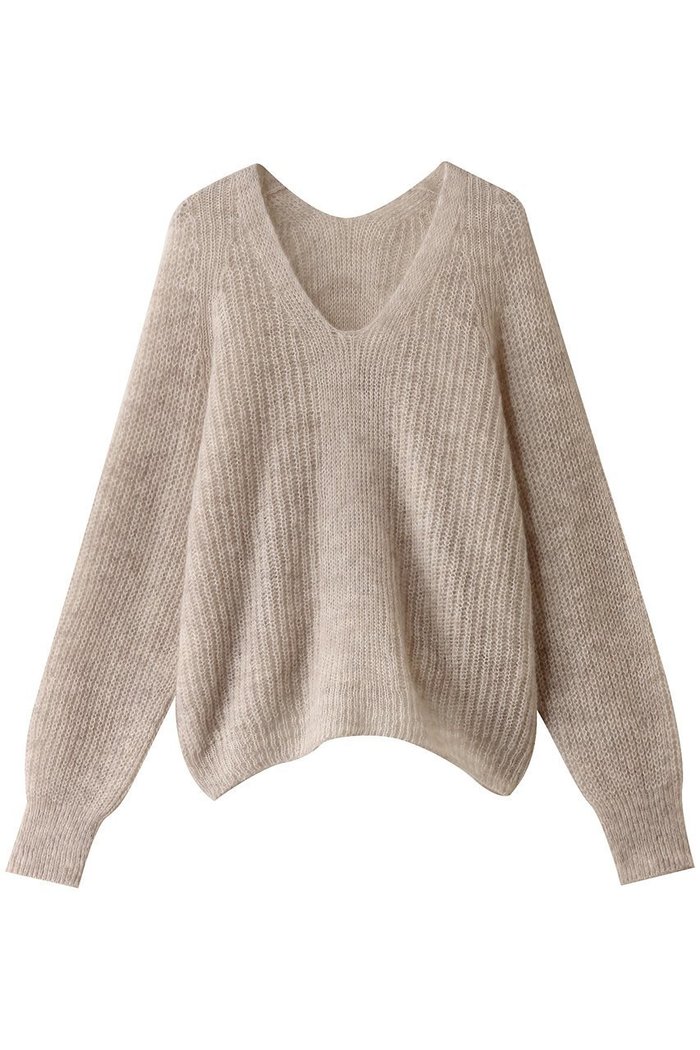 【プレインピープル/PLAIN PEOPLE】のDIAN モヘアVネックプルオーバー インテリア・キッズ・メンズ・レディースファッション・服の通販 founy(ファニー) https://founy.com/ ファッション Fashion レディースファッション Fashion for Women トップス・カットソー Cut & Sew Tops ニット Knit Tops & Sweaters カジュアルプルオーバー・ニットトップス Pullovers & Knit Tops / Casual Pullovers Vネックトップス V-Neck Tops / V-Cut Neckline Shirts デニム Denim, Jeans Material トレンド Trend, Trending Now フレア Flare, Flared 再入荷 Restock / Back in Stock |ID: prp329100004266787 ipo3291000000035623257