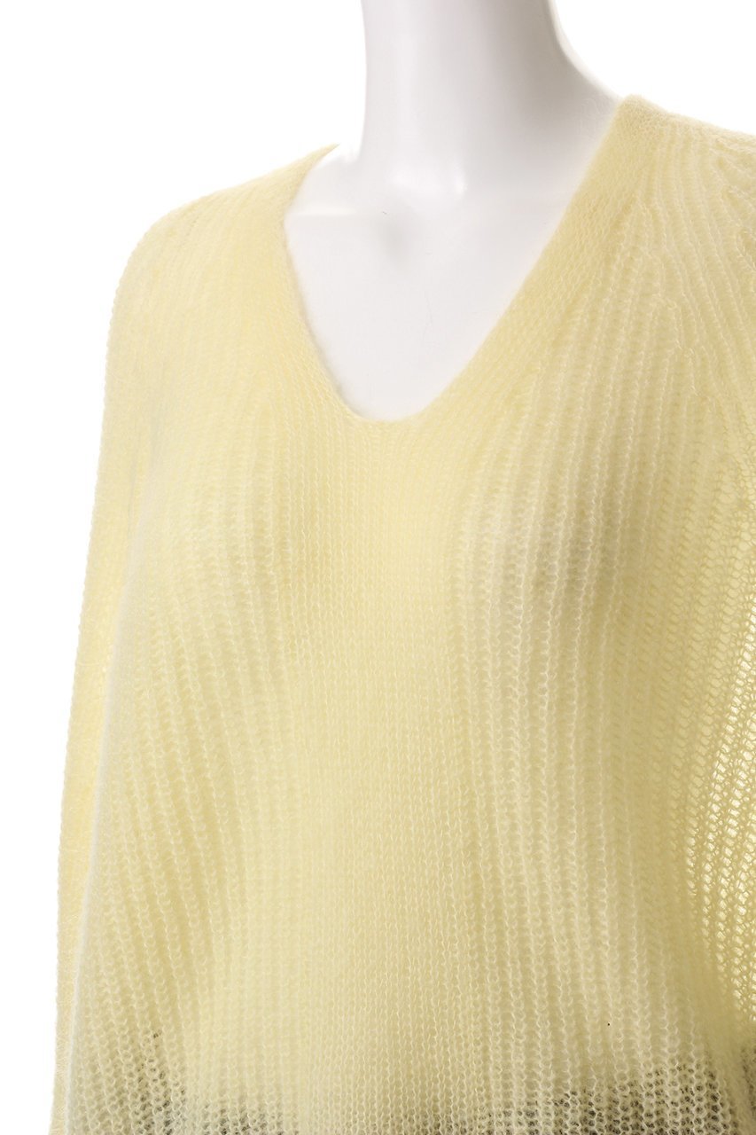 【プレインピープル/PLAIN PEOPLE】のDIAN モヘアVネックプルオーバー 人気、トレンドファッション・服の通販 founy(ファニー) 　ファッション　Fashion　レディースファッション　Fashion for Women　トップス・カットソー　Cut & Sew Tops　ニット　Knit Tops & Sweaters　カジュアルプルオーバー・ニットトップス　Pullovers & Knit Tops / Casual Pullovers　Vネックトップス　V-Neck Tops / V-Cut Neckline Shirts　デニム　Denim, Jeans Material　トレンド　Trend, Trending Now　フレア　Flare, Flared　再入荷　Restock / Back in Stock　other-5|ID: prp329100004266787 ipo3291000000035623269