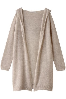 【プレインピープル/PLAIN PEOPLE】 DIAN モヘアフード付きカーディガン人気、トレンドファッション・服の通販 founy(ファニー) ファッション Fashion レディースファッション Fashion for Women トップス・カットソー Cut & Sew Tops ニット Knit Tops & Sweaters カーディガン・羽織り Layered Style Cardigans カーディガン Cardigan, Knitwear シンプル Simple, Minimal ロング Long, Long-Length |ID:prp329100004266788