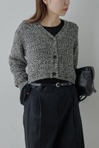 【ガリャルダガランテ/GALLARDAGALANTE】の【HERITANOVUM】シルクツイードニットカーデ 人気、トレンドファッション・服の通販 founy(ファニー) ファッション Fashion レディースファッション WOMEN トップス・カットソー Tops/Tshirt ニット Knit Tops カーディガン Cardigans インナー Inner カーディガン Cardigan クロップド Cropped シルク Silk シンプル Simple ジャケット Jacket スタンダード Standard ツイード Tweed フォルム Form ボトム Bottom NEW・新作・新着・新入荷 New Arrivals thumbnail ブラック|ID: prp329100004266793 ipo3291000000029662092