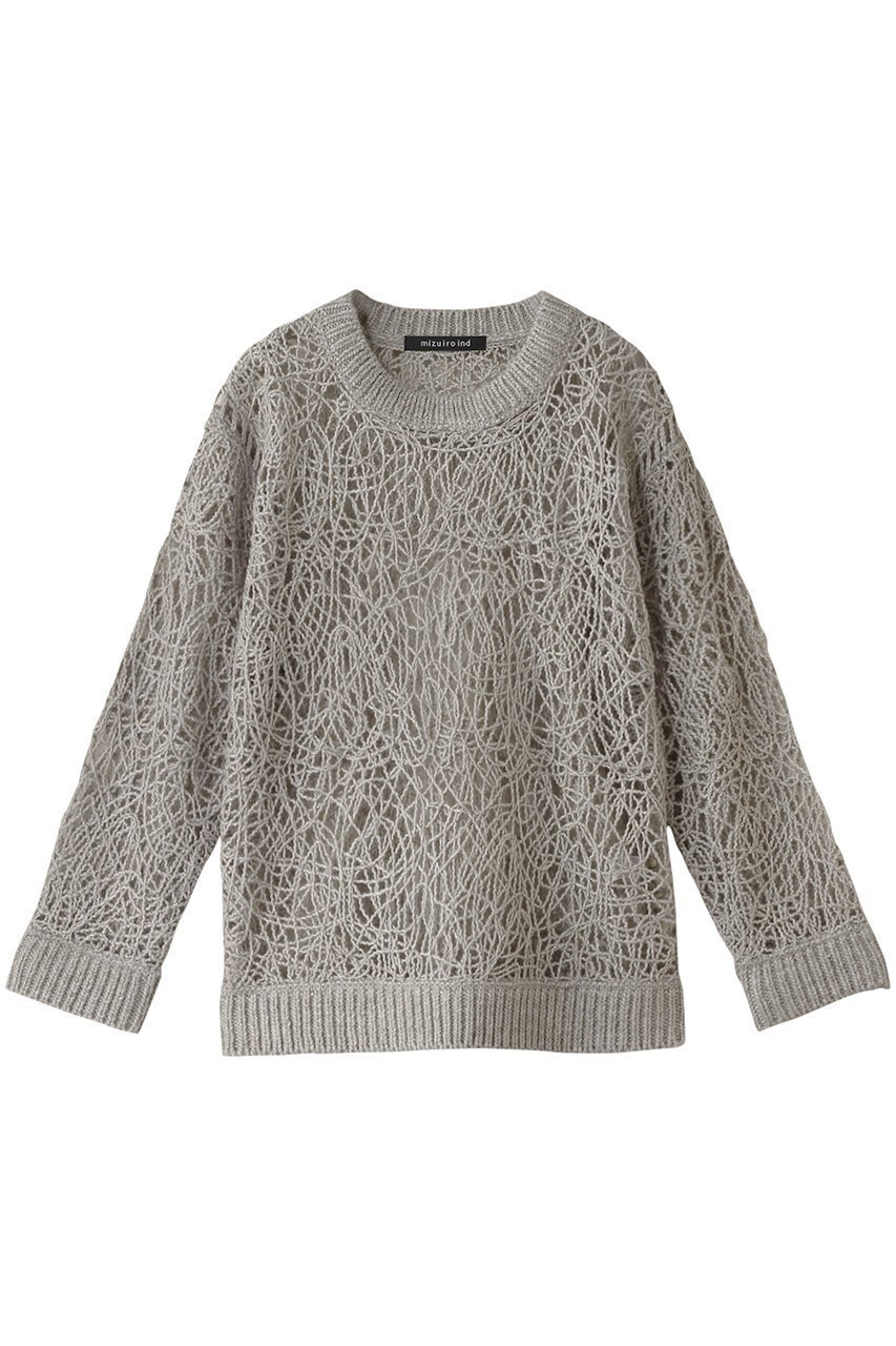 【ミズイロ インド/mizuiro ind】のwave yarn crew neck P/O プルオーバー 人気、トレンドファッション・服の通販 founy(ファニー) 　ファッション　Fashion　レディースファッション　WOMEN　トップス・カットソー　Tops/Tshirt　ニット　Knit Tops　プルオーバー　Pullover　ウェーブ　Wave　カットソー　Cut And Sew　シンプル　Simple　トレンド　Trend　ランダム　Random　NEW・新作・新着・新入荷　New Arrivals　 other-1|ID: prp329100004266802 ipo3291000000029662112