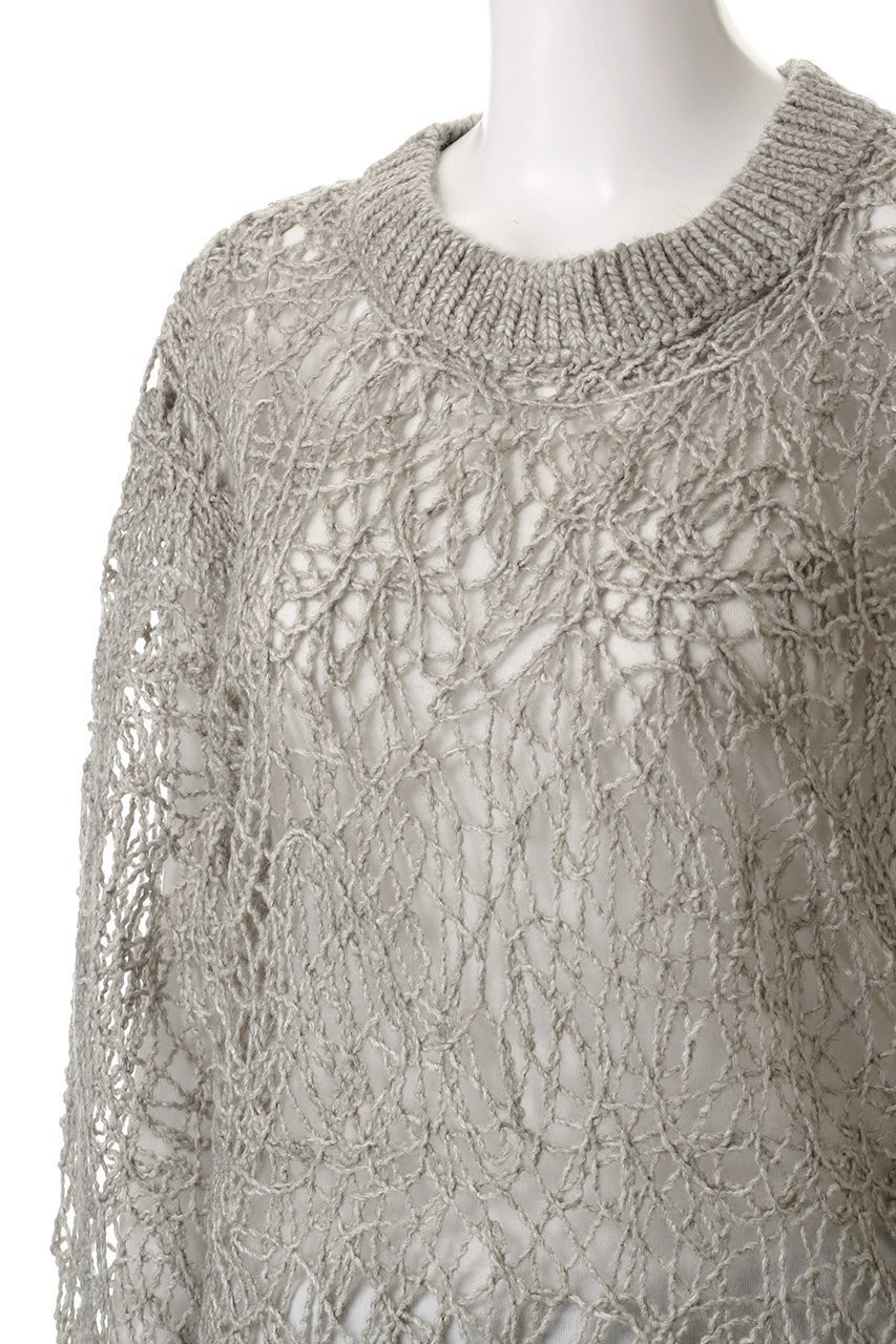 【ミズイロ インド/mizuiro ind】のwave yarn crew neck P/O プルオーバー 人気、トレンドファッション・服の通販 founy(ファニー) 　ファッション　Fashion　レディースファッション　WOMEN　トップス・カットソー　Tops/Tshirt　ニット　Knit Tops　プルオーバー　Pullover　ウェーブ　Wave　カットソー　Cut And Sew　シンプル　Simple　トレンド　Trend　ランダム　Random　other-5|ID: prp329100004266802 ipo3291000000031331121