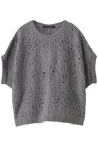 【ミズイロ インド/mizuiro ind】のwave yarn cocoon vest ベスト gray|ID:prp329100004266803