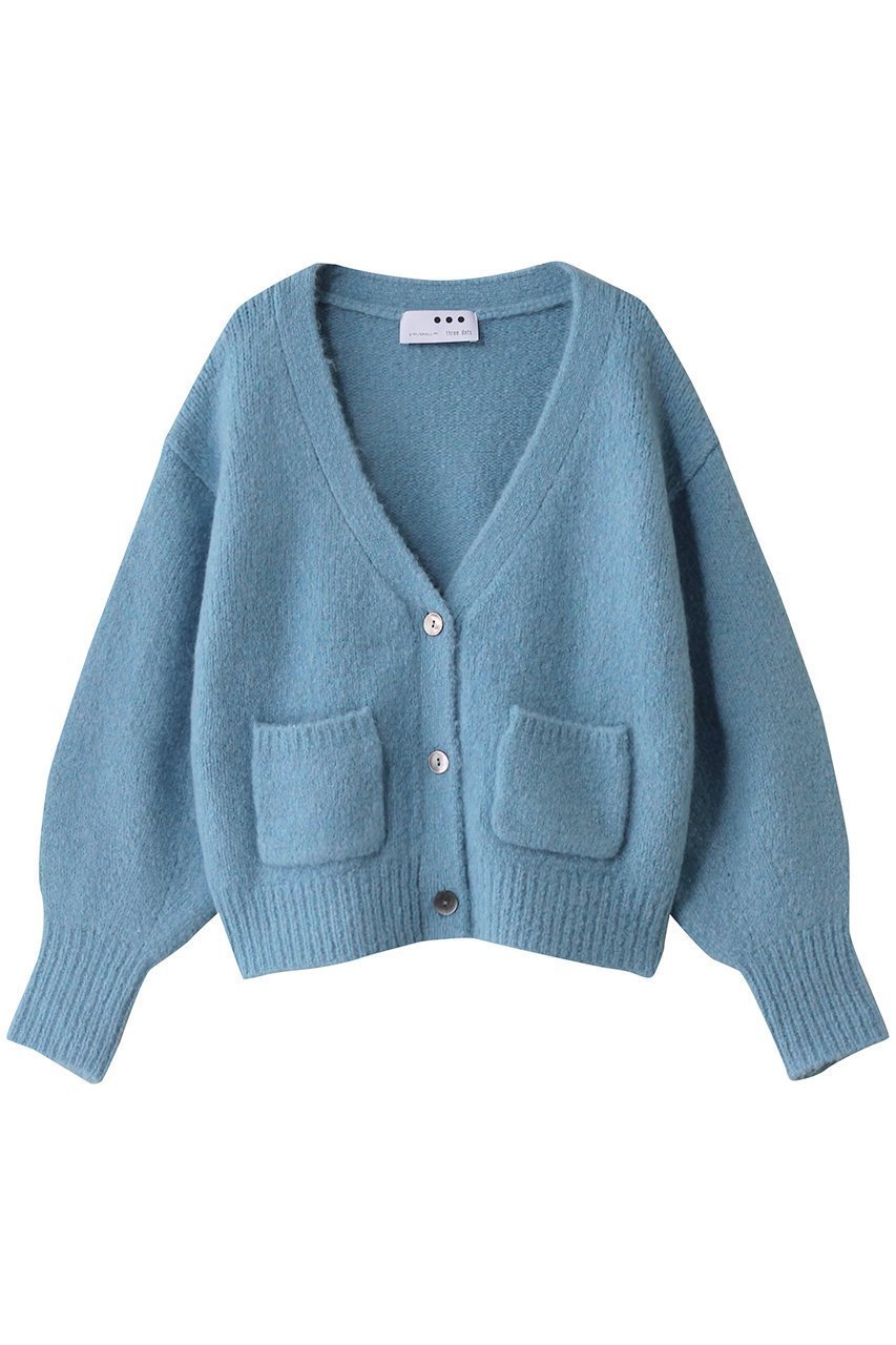 【スリー ドッツ/three dots】のポップイン カーディガン インテリア・キッズ・メンズ・レディースファッション・服の通販 founy(ファニー) 　ファッション　Fashion　レディースファッション　Fashion for Women　トップス・カットソー　Cut & Sew Tops　ニット　Knit Tops & Sweaters　カーディガン・羽織り　Layered Style Cardigans　カーディガン　Cardigan, Knitwear　ポケット　Pocket, Pocket Detail　A/W・秋冬　Autumn/Winter　ブルー|ID: prp329100004266809 ipo3291000000032963321
