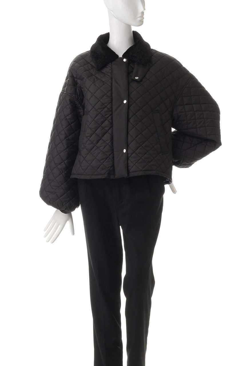 【ミディウミソリッド/MIDIUMISOLID】のboa collar quilting CT.R コート 人気、トレンドファッション・服の通販 founy(ファニー) 　ファッション　Fashion　レディースファッション　Fashion for Women　アウター　Coat / Outerwear Collection　コート・ロングコート・ピーコート　Long Coats, Peacoats & More　エレガント 上品　Elegant　キルティング　Quilted, Quilting　ショート　Short, Short Length　other-2|ID: prp329100004266811 ipo3291000000032936522