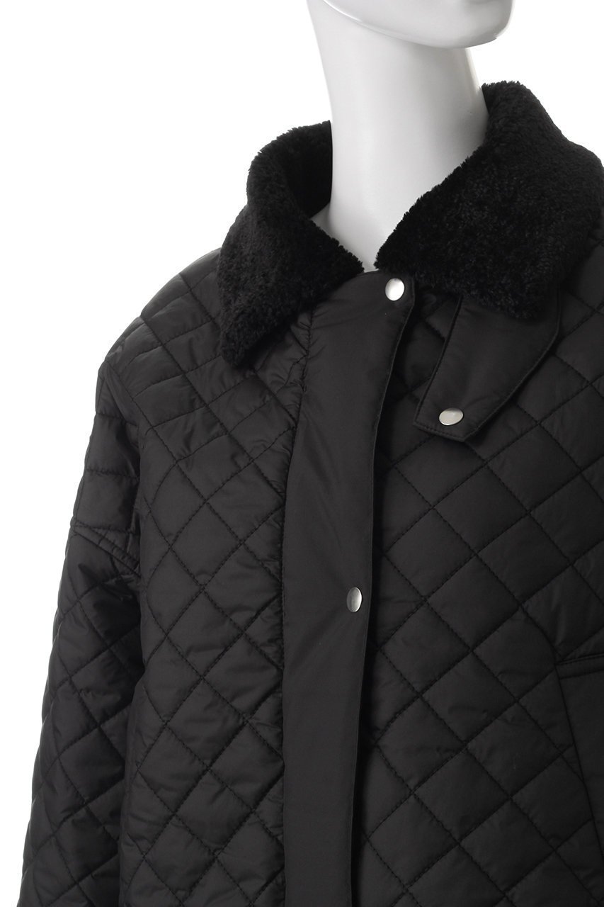 【ミディウミソリッド/MIDIUMISOLID】のboa collar quilting CT.R コート 人気、トレンドファッション・服の通販 founy(ファニー) 　ファッション　Fashion　レディースファッション　Fashion for Women　アウター　Coat / Outerwear Collection　コート・ロングコート・ピーコート　Long Coats, Peacoats & More　エレガント 上品　Elegant　キルティング　Quilted, Quilting　ショート　Short, Short Length　other-5|ID: prp329100004266811 ipo3291000000032936544