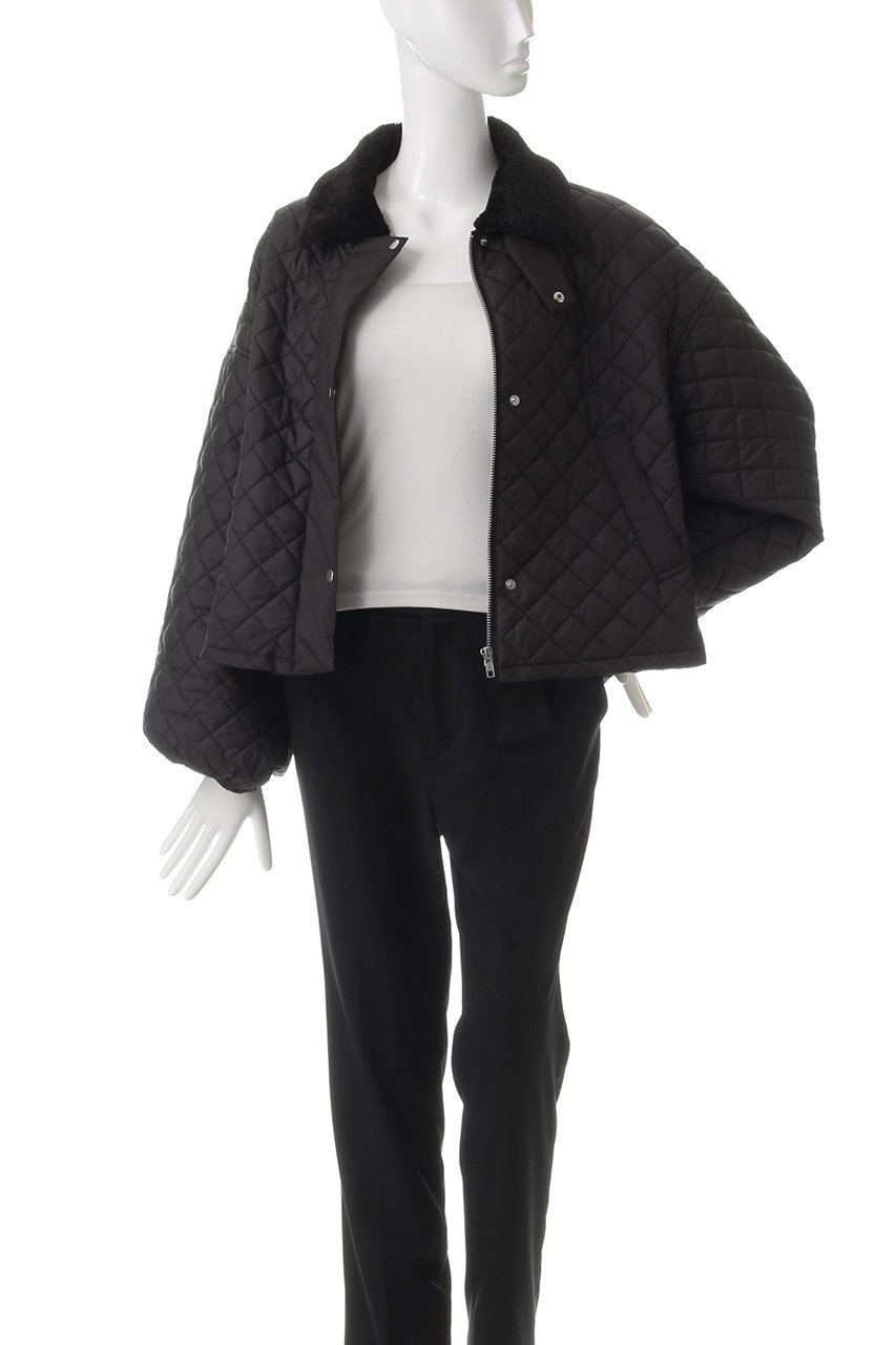 【ミディウミソリッド/MIDIUMISOLID】のboa collar quilting CT.R コート 人気、トレンドファッション・服の通販 founy(ファニー) 　ファッション　Fashion　レディースファッション　Fashion for Women　アウター　Coat / Outerwear Collection　コート・ロングコート・ピーコート　Long Coats, Peacoats & More　エレガント 上品　Elegant　キルティング　Quilted, Quilting　ショート　Short, Short Length　other-8|ID: prp329100004266811 ipo3291000000032936569