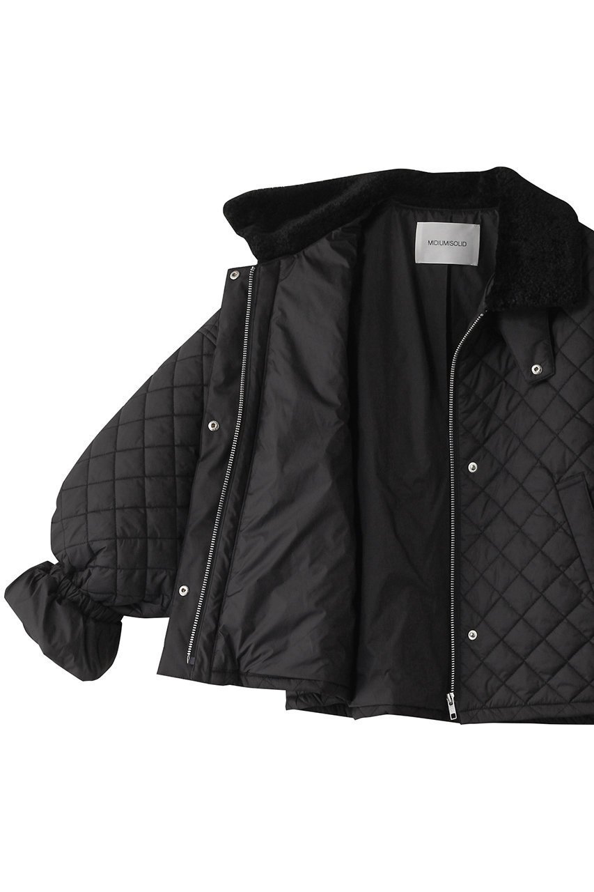 【ミディウミソリッド/MIDIUMISOLID】のboa collar quilting CT.R コート 人気、トレンドファッション・服の通販 founy(ファニー) 　ファッション　Fashion　レディースファッション　Fashion for Women　アウター　Coat / Outerwear Collection　コート・ロングコート・ピーコート　Long Coats, Peacoats & More　エレガント 上品　Elegant　キルティング　Quilted, Quilting　ショート　Short, Short Length　other-6|ID: prp329100004266811 ipo3291000000035439674