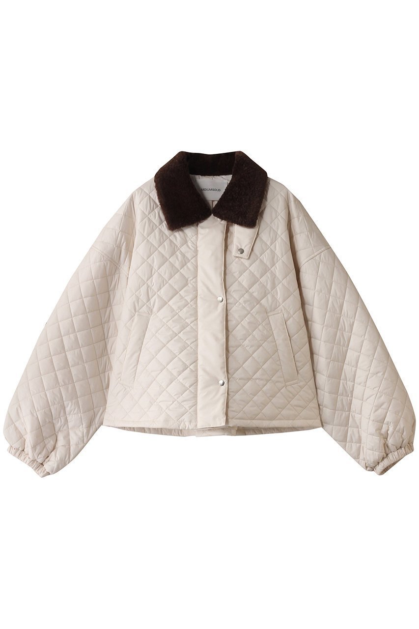 【ミディウミソリッド/MIDIUMISOLID】のboa collar quilting CT.R コート インテリア・キッズ・メンズ・レディースファッション・服の通販 founy(ファウニー) 　ファッション　Fashion　レディースファッション　Fashion for Women　アウター　Coat / Outerwear Collection　コート・ロングコート・ピーコート　Long Coats, Peacoats & More　エレガント 上品　Elegant　キルティング　Quilted, Quilting　ショート　Short, Short Length　ivory|ID: prp329100004266811 ipo3291000000036515066