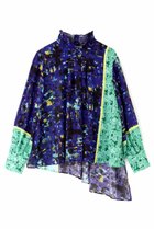 【アドーア/ADORE】のスキージーアートプリントブラウス 人気、トレンドファッション・服の通販 founy(ファニー) ファッション Fashion レディースファッション Fashion for Women トップス・カットソー Cut & Sew Tops シャツ・ブラウス・オフィスカジュアル Elegant Blouses & Button-Ups シアー Sheer, See-Through シンプル Simple, Minimal ジョーゼット Georgette, Semi-Sheer Fabric スタイリッシュ Stylish, Fashionable スリーブ Sleeve, Long Sleeve / Short Sleeve ドレープ Drape, Draping Fabric フラット Flat, Flat Shoes プリント Print, Printed Pattern ボトム Bottoms, Lower Wear ロング Long, Long-Length 再入荷 Restock / Back in Stock thumbnail ブルー|ID: prp329100004266821 ipo3291000000034989419