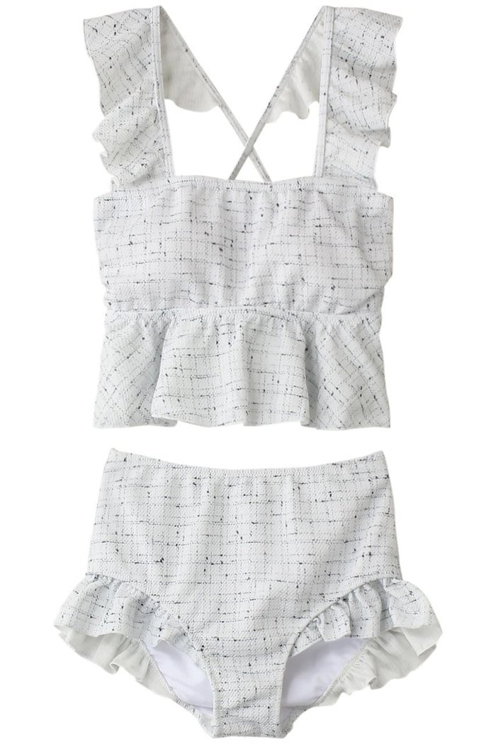 【レイール/Reir】の【San-ai Resort】3Dチェック フリルビスチェノンワイヤービキニ インテリア・キッズ・メンズ・レディースファッション・服の通販 founy(ファニー) https://founy.com/ ファッション Fashion レディースファッション Fashion for Women 水着 Swimwear レディース水着・ビーチウェア Swimwear & Beachwear スポーツ Sports, Activewear チェック Check, Plaid, Tartan ツイード Twill, Twill Weave ビキニ Bikini, Two-Piece Swimsuit ビスチェ Bustier, Corset Top フリル Frill, Ruffle 定番 Standard, Basic Item 水着 Swimsuit, Swimwear |ID: prp329100004266824 ipo3291000000035659647