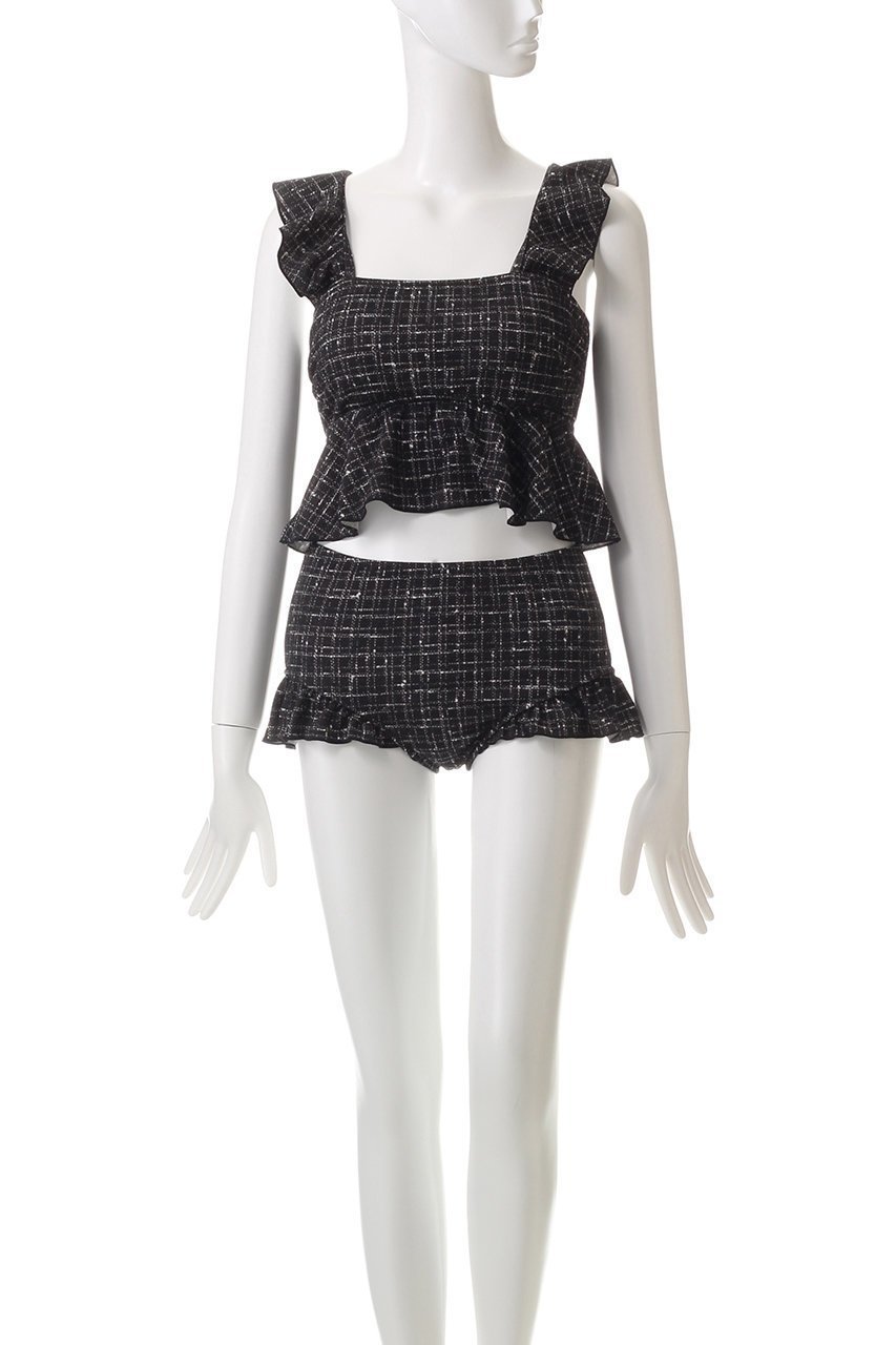 【レイール/Reir】の【San-ai Resort】3Dチェック フリルビスチェノンワイヤービキニ 人気、トレンドファッション・服の通販 founy(ファニー) ファッション Fashion レディースファッション Fashion for Women 水着 Swimwear レディース水着・ビーチウェア Swimwear & Beachwear スポーツ Sports, Activewear チェック Check, Plaid, Tartan ツイード Twill, Twill Weave ビキニ Bikini, Two-Piece Swimsuit ビスチェ Bustier, Corset Top フリル Frill, Ruffle 定番 Standard, Basic Item 水着 Swimsuit, Swimwear other-2|ID: prp329100004266824 ipo3291000000035659650