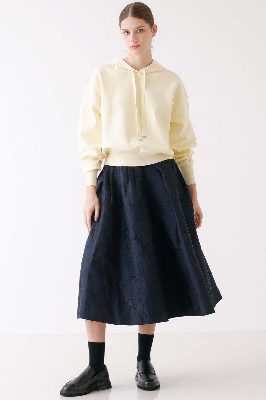 【デザイン ワークス/DESIGN WORKS】のフラワージャガードスカート 人気、トレンドファッション・服の通販 founy(ファニー) 　ファッション　Fashion　レディースファッション　Fashion for Women　スカート　Skirts　ロングスカート　Long Skirts / Maxi & Midi Skirts　ギャザー　Gathered, Ruffled　コンパクト　Compact, Small Size　シャンブレー　Chambray, Denim-Like Fabric　ジャカード／ジャガード　Jacquard, Woven Pattern　バランス　Balance, Style Balance　ランダム　Random, Irregular　ロング　Long, Long-Length　other-8|ID: prp329100004271032 ipo3291000000032823189