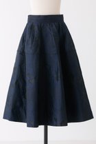 【デザイン ワークス/DESIGN WORKS】のフラワージャガードスカート ネイビー|ID: prp329100004271032 ipo3291000000034958246