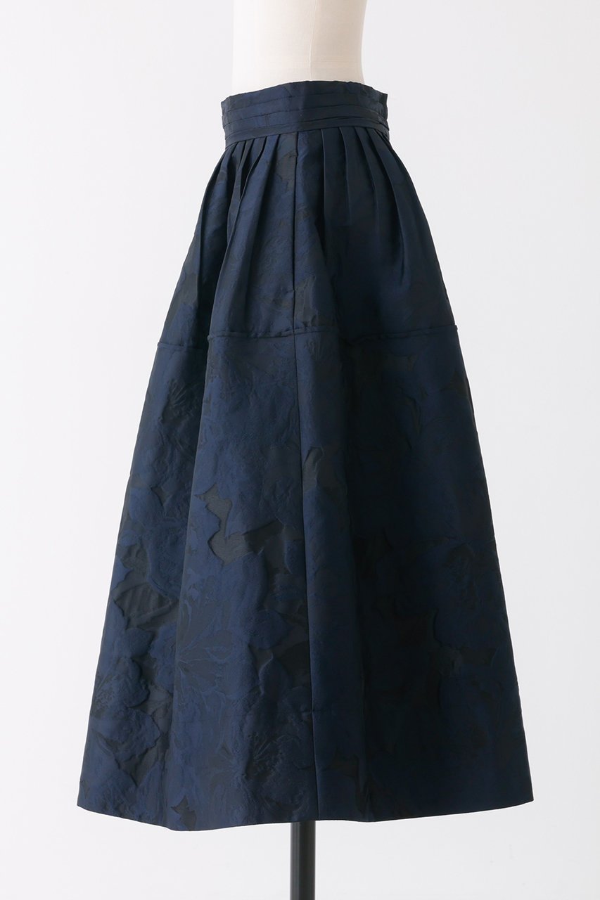 【デザイン ワークス/DESIGN WORKS】のフラワージャガードスカート 人気、トレンドファッション・服の通販 founy(ファニー) 　ファッション　Fashion　レディースファッション　Fashion for Women　スカート　Skirts　ロングスカート　Long Skirts / Maxi & Midi Skirts　ギャザー　Gathered, Ruffled　コンパクト　Compact, Small Size　シャンブレー　Chambray, Denim-Like Fabric　ジャカード／ジャガード　Jacquard, Woven Pattern　バランス　Balance, Style Balance　ランダム　Random, Irregular　ロング　Long, Long-Length　other-2|ID: prp329100004271032 ipo3291000000034958247