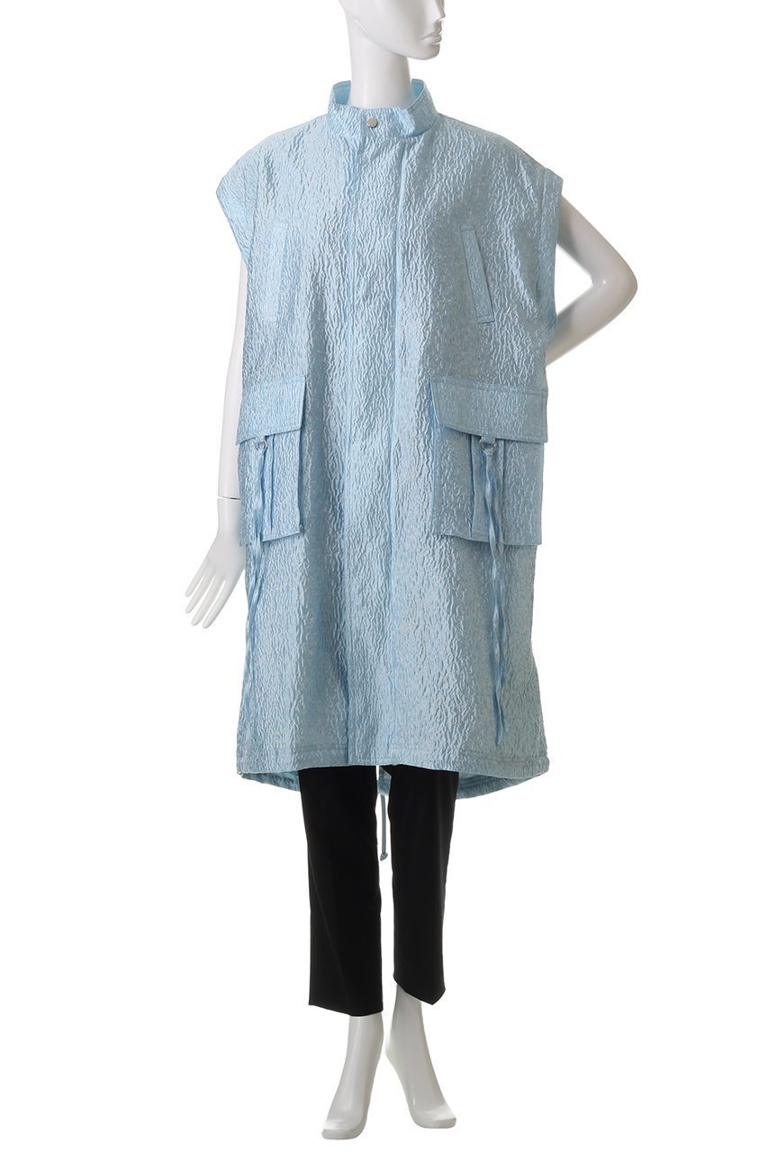 【メゾンスペシャル/MAISON SPECIAL】の2way Floating Jacquard Spring Mods Coat/2WAYフクレジャガードスプリングモッズコート 人気、トレンドファッション・服の通販 founy(ファニー) 　ファッション　Fashion　レディースファッション　Fashion for Women　アウター　Coat / Outerwear Collection　コート・ロングコート・ピーコート　Long Coats, Peacoats & More　モッズコート・ミリタリー風アウター　Mods & Field Coats　春　Spring　ジップ　Zip, Zipper　ダメージ　Distressed, Destroyed　デニム　Denim, Jeans Material　定番　Standard, Basic Item　フラワー　Flower, Floral　ベスト　Vest, Waistcoat　マキシ　Maxi, Full Length　モッズコート　Mods Coat, Military Parka　ロング　Long, Long-Length　おすすめ　Recommended / Our Picks　エレガント 上品　Elegant　other-7|ID: prp329100004271044 ipo3291000000036515092