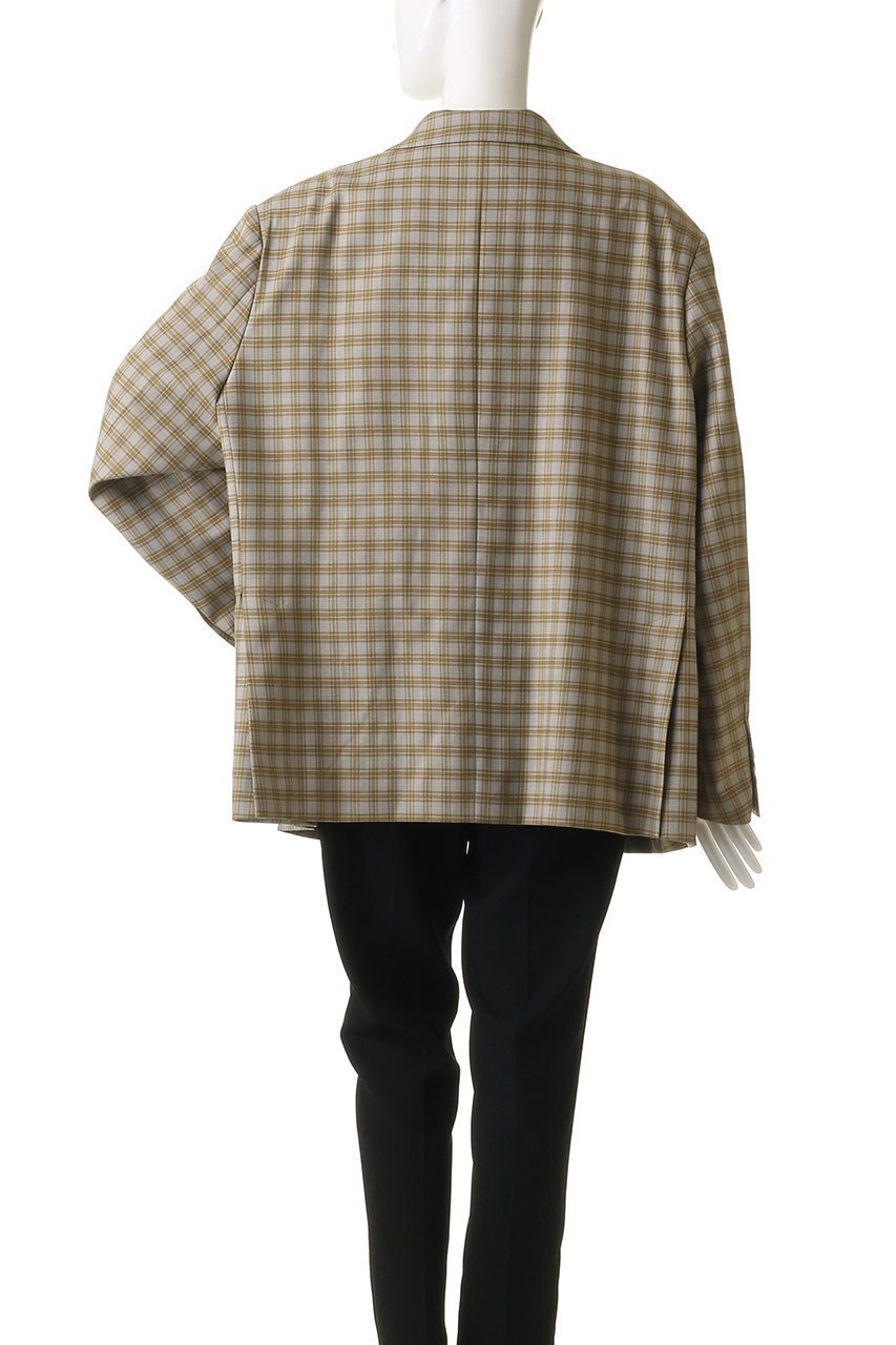【メゾンスペシャル/MAISON SPECIAL】のPlaid Pattern Oversize Single Jacket/チェックオーバーサイズシングルジャケット 人気、トレンドファッション・服の通販 founy(ファニー) 　ファッション　Fashion　レディースファッション　Fashion for Women　アウター　Coat / Outerwear Collection　レディースジャケット・軽アウター　Jackets　ジャケット　Jacket, Outerwear　チェック　Check, Plaid, Tartan　ミドル　Middle Length, Mid Height　エレガント 上品　Elegant　other-4|ID: prp329100004271045 ipo3291000000032923211