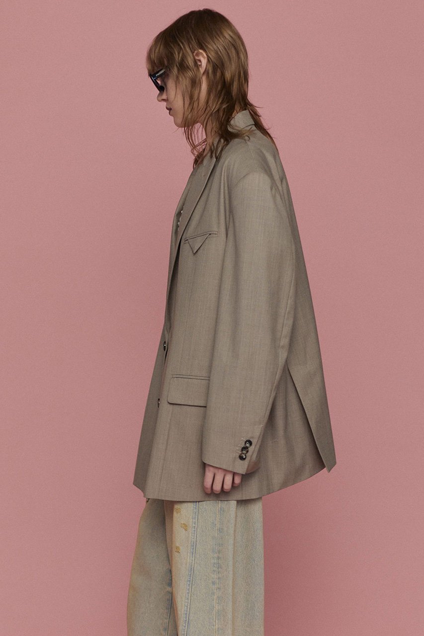【メゾンスペシャル/MAISON SPECIAL】のOversize Single Jacket/オーバーサイズシングルジャケット 人気、トレンドファッション・服の通販 founy(ファニー) 　ファッション　Fashion　レディースファッション　Fashion for Women　アウター　Coat / Outerwear Collection　レディースジャケット・軽アウター　Jackets　クラシカル　Classical, Vintage-Inspired　軽量　Lightweight, Ultra Light　ジャケット　Jacket, Outerwear　スーツ　Suit, Formalwear　バランス　Balance, Style Balance　ミドル　Middle Length, Mid Height　メンズ　Men's, Menswear　エレガント 上品　Elegant　other-8|ID: prp329100004271046 ipo3291000000032923348