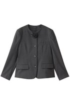 【メゾンスペシャル/MAISON SPECIAL】のMotif Collarless Jacket/モチーフノーカラージャケット GRY(グレー)|ID: prp329100004271047 ipo3291000000032920843