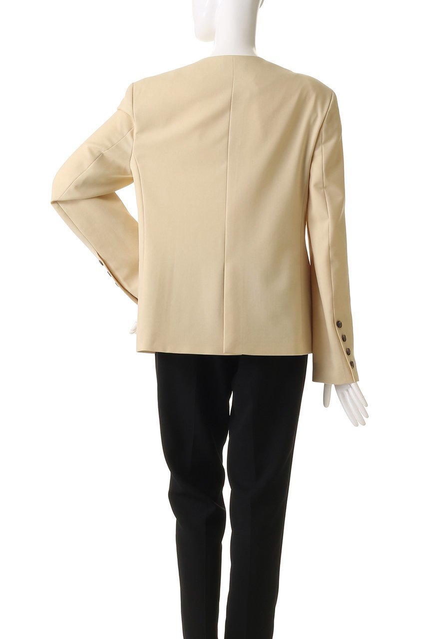 【メゾンスペシャル/MAISON SPECIAL】のMotif Collarless Jacket/モチーフノーカラージャケット 人気、トレンドファッション・服の通販 founy(ファニー) 　ファッション　Fashion　レディースファッション　Fashion for Women　アウター　Coat / Outerwear Collection　レディースジャケット・軽アウター　Jackets　ノーカラージャケット / シンプル上品コーデ　Collarless Jackets　ジャケット　Jacket, Outerwear　セットアップ　Set-Up, Coordinated Outfit　デニム　Denim, Jeans Material　ブローチ　Brooch, Pin Brooch　ボックス　Boxy, Box Shape　エレガント 上品　Elegant　ビジネス 仕事 通勤　Business / Work / Commuting　other-4|ID: prp329100004271047 ipo3291000000035065314