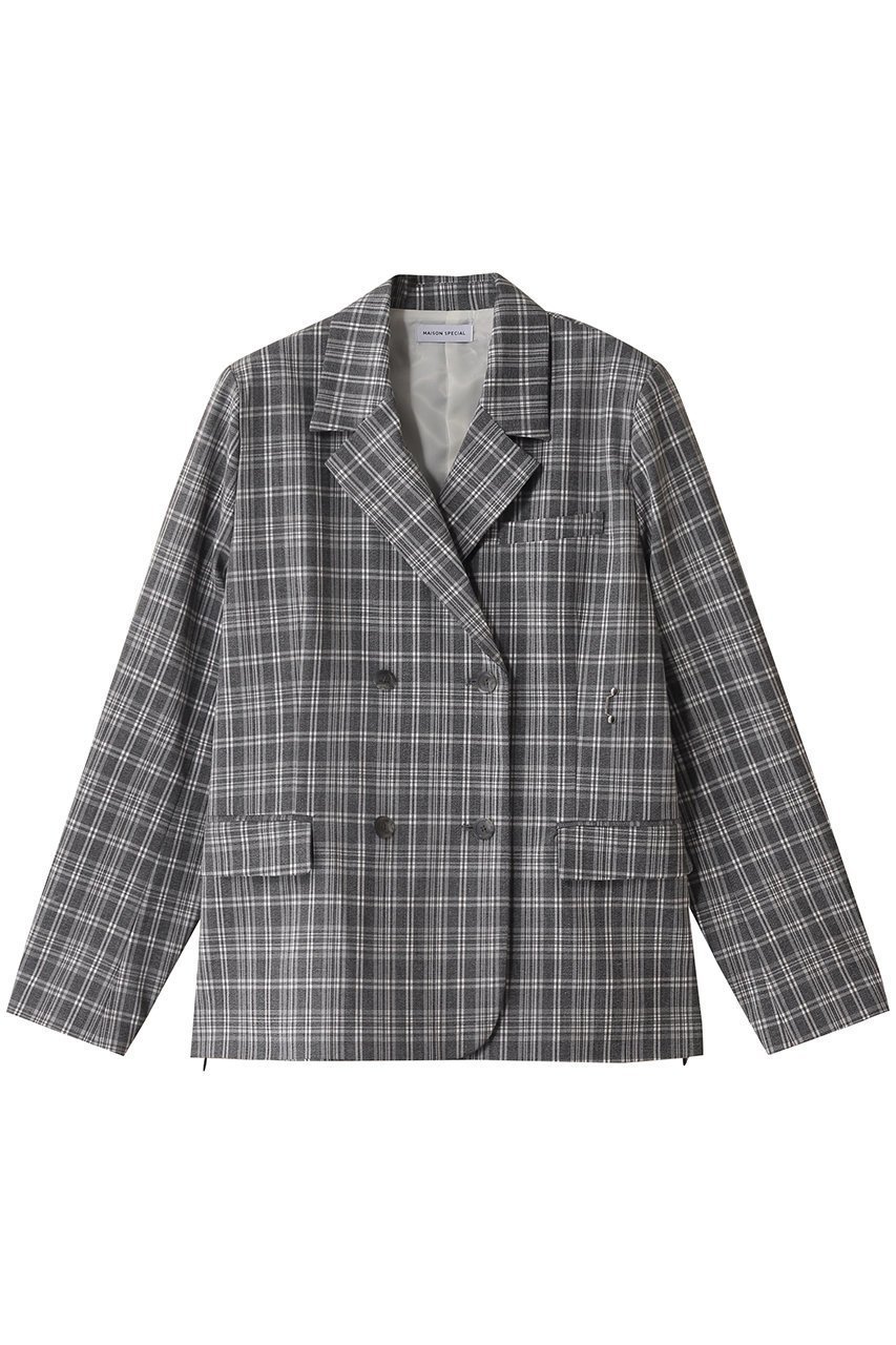 【メゾンスペシャル/MAISON SPECIAL】の2way Hook Design Jacket/2WAYホックジャケット インテリア・キッズ・メンズ・レディースファッション・服の通販 founy(ファニー) 　ファッション　Fashion　レディースファッション　Fashion for Women　アウター　Coat / Outerwear Collection　レディースジャケット・軽アウター　Jackets　オケージョン　Occasion Wear　ジャケット　Jacket, Outerwear　セットアップ　Set-Up, Coordinated Outfit　エレガント 上品　Elegant　L.GRY(ライトグレー)|ID: prp329100004271048 ipo3291000000032923962