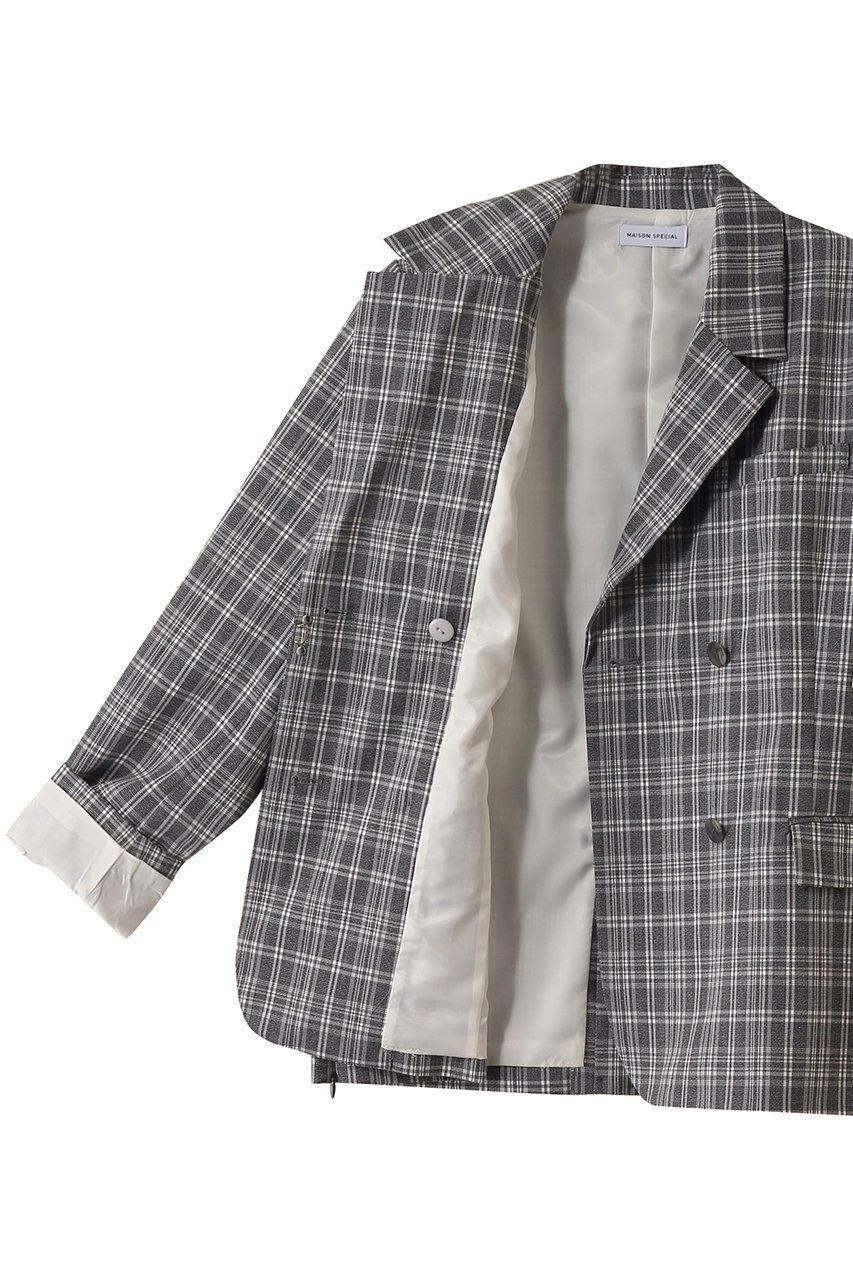 【メゾンスペシャル/MAISON SPECIAL】の2way Hook Design Jacket/2WAYホックジャケット 人気、トレンドファッション・服の通販 founy(ファニー) 　ファッション　Fashion　レディースファッション　Fashion for Women　アウター　Coat / Outerwear Collection　レディースジャケット・軽アウター　Jackets　オケージョン　Occasion Wear　ジャケット　Jacket, Outerwear　セットアップ　Set-Up, Coordinated Outfit　エレガント 上品　Elegant　other-7|ID: prp329100004271048 ipo3291000000032924021