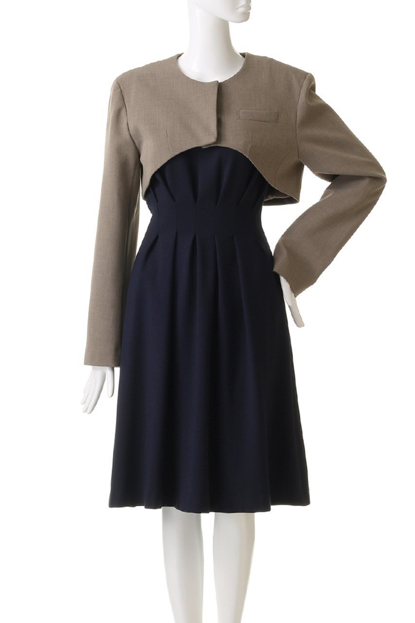 【メゾンスペシャル/MAISON SPECIAL】のSuiting Bolero/スーチングボレロ 人気、トレンドファッション・服の通販 founy(ファニー) 　ファッション　Fashion　レディースファッション　Fashion for Women　アウター　Coat / Outerwear Collection　レディースジャケット・軽アウター　Jackets　ボレロ・ショート丈ジャケット / ドレス羽織りに　Boleros & Short Jackets　オケージョン　Occasion Wear　ショート　Short, Short Length　ジャケット　Jacket, Outerwear　スラックス　Slacks, Dress Pants　デニム　Denim, Jeans Material　フロント　Front, Front Design　ボレロ　Bolero, Short Cardigan　羽織　Haori, Light Jacket　メランジ　Melange, Mixed Yarn　エレガント 上品　Elegant　other-2|ID: prp329100004271049 ipo3291000000032966377