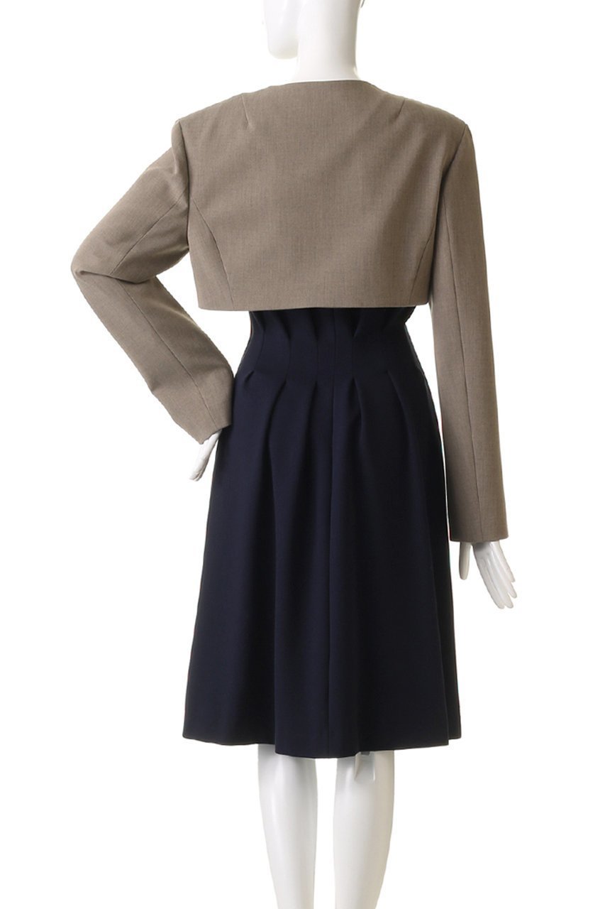 【メゾンスペシャル/MAISON SPECIAL】のSuiting Bolero/スーチングボレロ 人気、トレンドファッション・服の通販 founy(ファニー) 　ファッション　Fashion　レディースファッション　Fashion for Women　アウター　Coat / Outerwear Collection　レディースジャケット・軽アウター　Jackets　ボレロ・ショート丈ジャケット / ドレス羽織りに　Boleros & Short Jackets　オケージョン　Occasion Wear　ショート　Short, Short Length　ジャケット　Jacket, Outerwear　スラックス　Slacks, Dress Pants　デニム　Denim, Jeans Material　フロント　Front, Front Design　ボレロ　Bolero, Short Cardigan　羽織　Haori, Light Jacket　メランジ　Melange, Mixed Yarn　エレガント 上品　Elegant　other-4|ID: prp329100004271049 ipo3291000000032966385