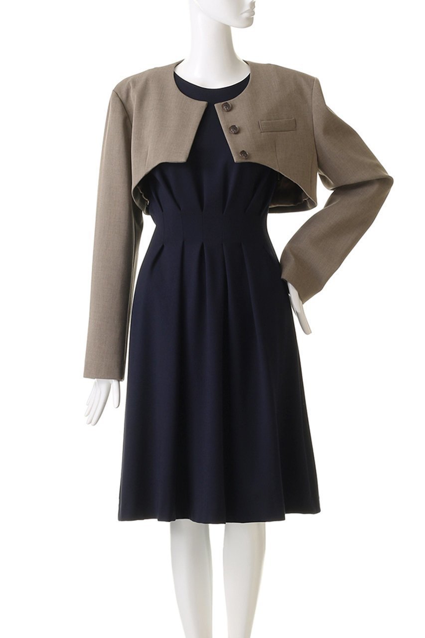 【メゾンスペシャル/MAISON SPECIAL】のSuiting Bolero/スーチングボレロ 人気、トレンドファッション・服の通販 founy(ファニー) 　ファッション　Fashion　レディースファッション　Fashion for Women　アウター　Coat / Outerwear Collection　レディースジャケット・軽アウター　Jackets　ボレロ・ショート丈ジャケット / ドレス羽織りに　Boleros & Short Jackets　オケージョン　Occasion Wear　ショート　Short, Short Length　ジャケット　Jacket, Outerwear　スラックス　Slacks, Dress Pants　デニム　Denim, Jeans Material　フロント　Front, Front Design　ボレロ　Bolero, Short Cardigan　羽織　Haori, Light Jacket　メランジ　Melange, Mixed Yarn　エレガント 上品　Elegant　other-7|ID: prp329100004271049 ipo3291000000032966396