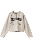 【メゾンスペシャル/MAISON SPECIAL】のDRESSAGE Lace Up Vintage Sweatshirt/DRESSAGEレースアップヴィンテージスウェット WHT(ホワイト)|ID: prp329100004271050 ipo3291000000035061369