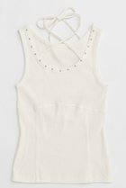 【メゾンスペシャル/MAISON SPECIAL】のPigment Processing Studs Tank Top/ピグメントスタッズタンクトップ WHT(ホワイト)|ID: prp329100004271051 ipo3291000000029678686