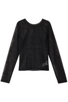 【メゾンスペシャル/MAISON SPECIAL】の2way Mesh Fabric Embroidery Numbering Tops/2WAYメッシュエンブロイダリーナンバリングトップス BLK(ブラック)|ID: prp329100004271052 ipo3291000000035061114
