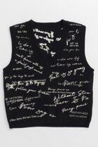 【メゾンスペシャル/MAISON SPECIAL】のEmbroidery Vest/エンブロイダリーベスト BLK(ブラック)|ID: prp329100004271053 ipo3291000000029678691